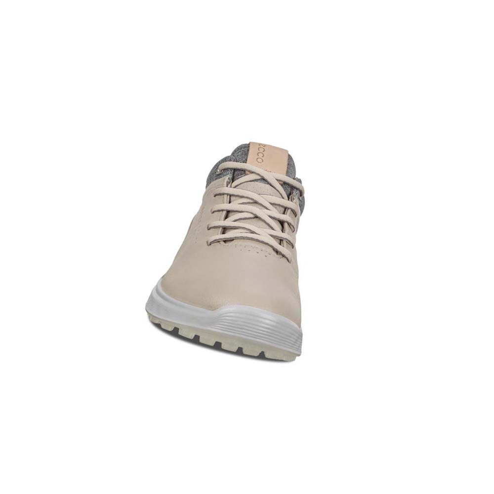 Women's Ecco S-three Spikeless Golf Shoes Brown | USA 131SGL